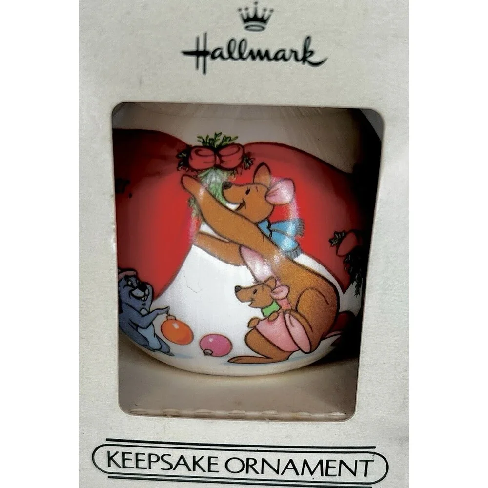 1984 Hallmark Winnie The Pooh Baby's Second Christmas Ornament In Box